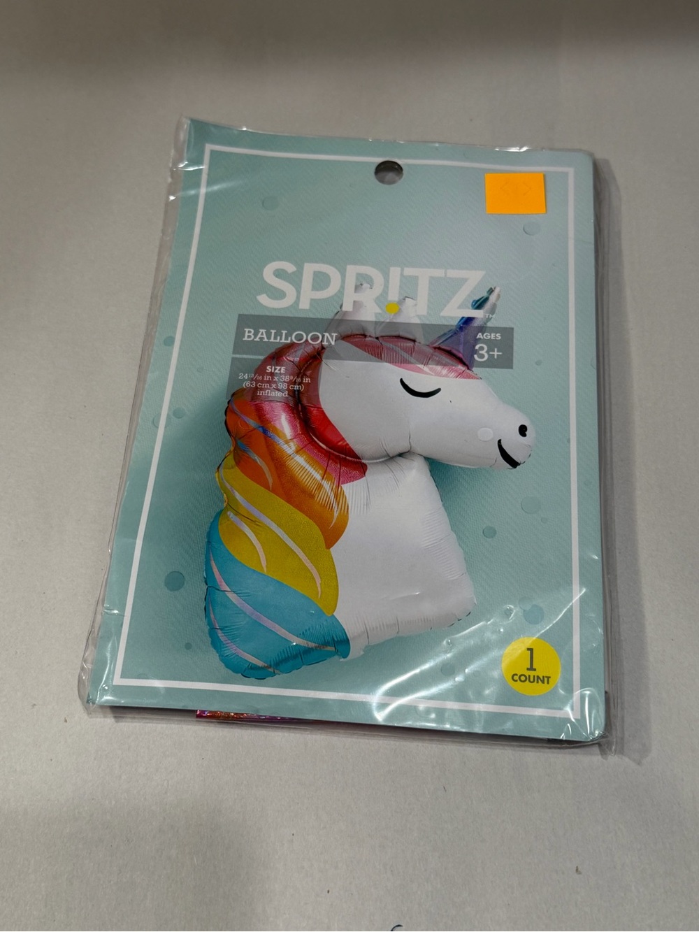 Spritz UNICORN HEAD (27” x 39”) Balloons NEW Party Decor